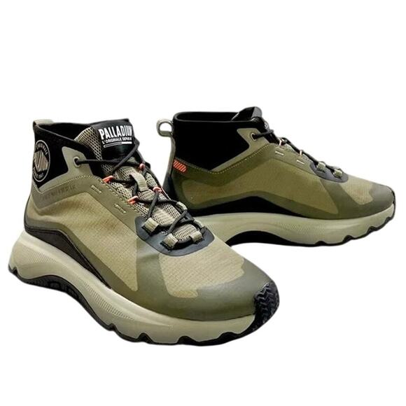 PALLADIUM Thunder Mid Boots Size Mens US 12 / Euro 46 New in Box MSRP $190 SOO - Picture 1 of 14